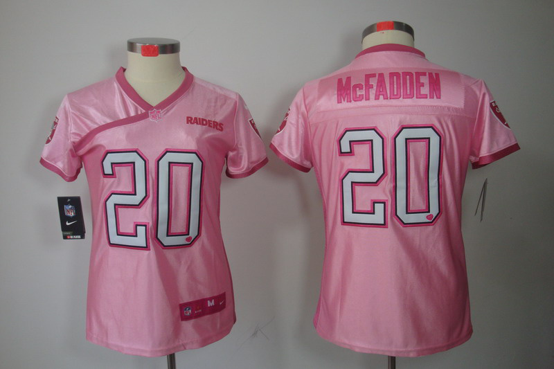 Darren McFadden Pink Raiders Women Nike Love Elite Jersey