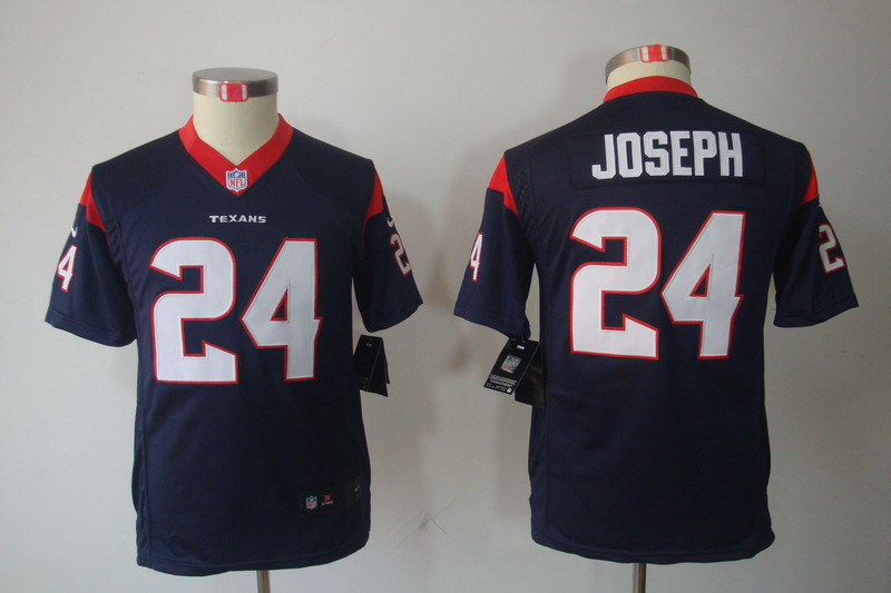 Youth Nike Texans #24 Joseph blue Limited Jersey