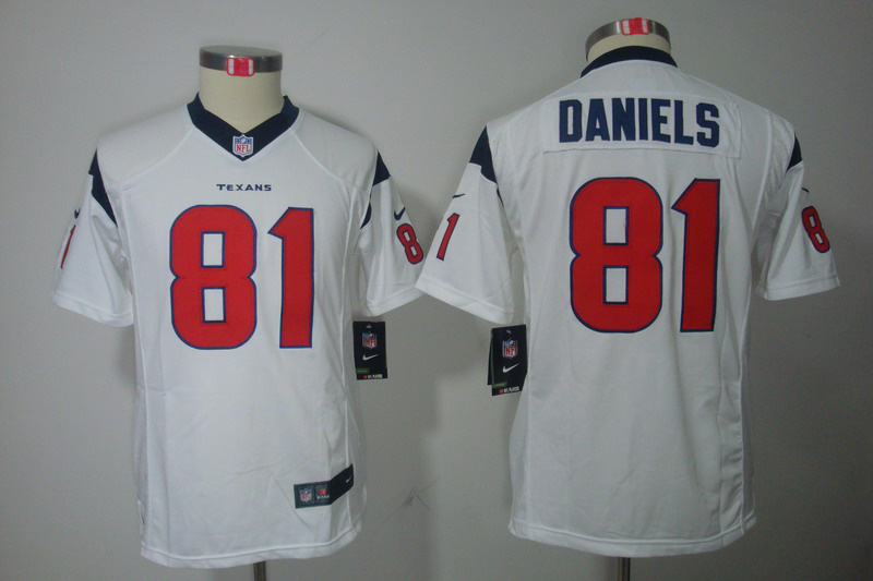 Daniels white Youth Nike Texans Limited Jersey