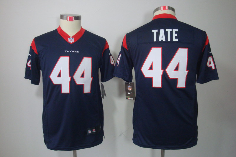 Tate Blue Youth Nike Texans Limited Jersey