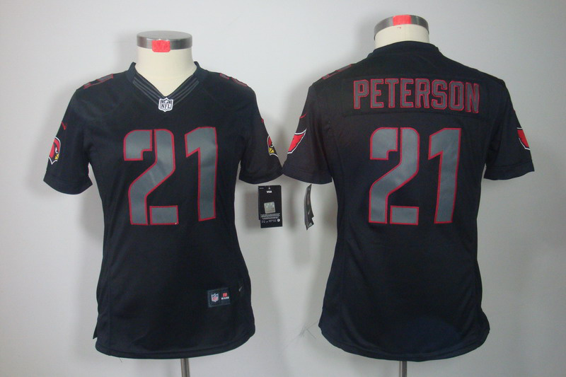Patrick Peterson Black Womens Nike Cardinals Impact Limited Jersey