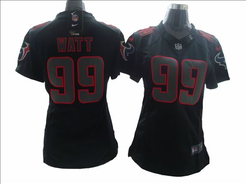 Women Ice #99 Black J.J. Watt Nike Houston Texans Jersey