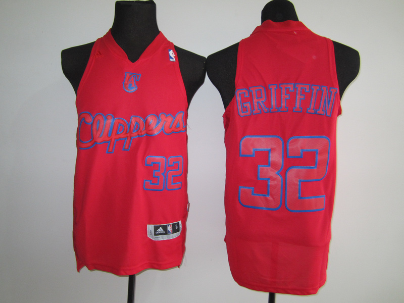 NBA Los Angeles Clippers #32 Griffin Revolution 30 red 2013 Christmas edition Jersey
