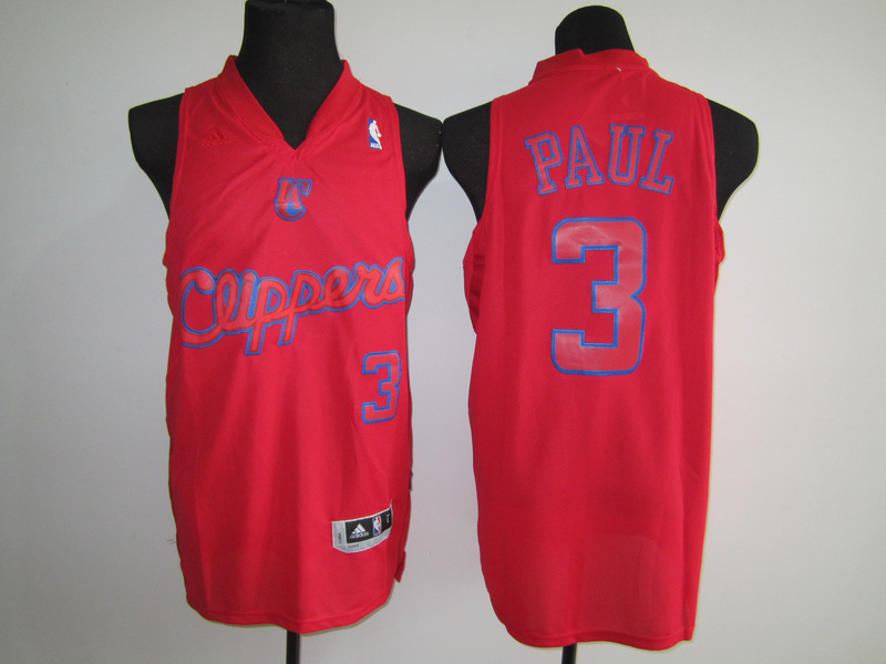 NBA Los Angeles Clippers #3 Paul Revolution 30 2013 Christmas edition red Jersey