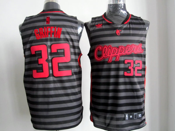 NBA Los Angeles Clippers 32# Griffin Revolution 30 black grey Jersey