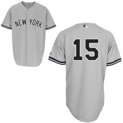 #15 Thurman Munson grey New York Yankees MLB jersey