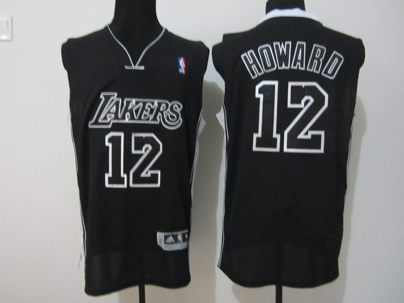 Black Howard Los Angeles Lakers #12 Jersey