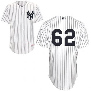 Joba Chamberlain Jersey White #62 MLB New York Yankees Jersey