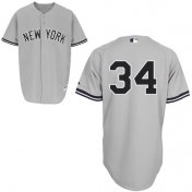 A.J. Burnettg Grey Yankees Road Jersey