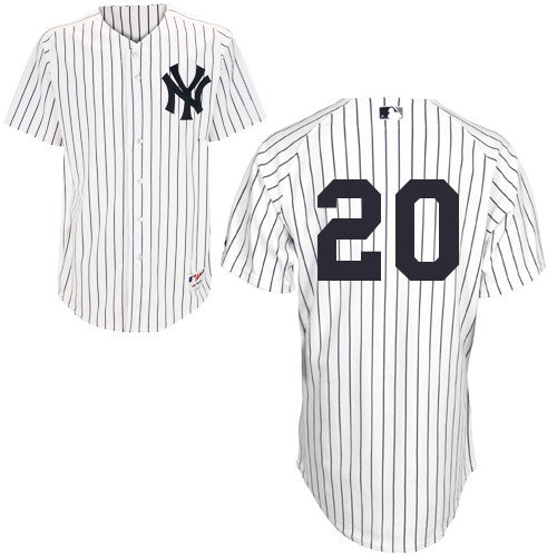 Jorge Posada White Yankees Home Jersey