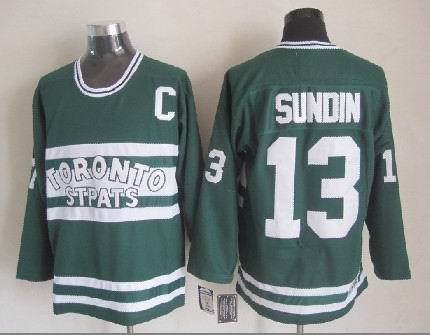 NHL Sundin Green Toronto Maple Leafs #13 Jersey