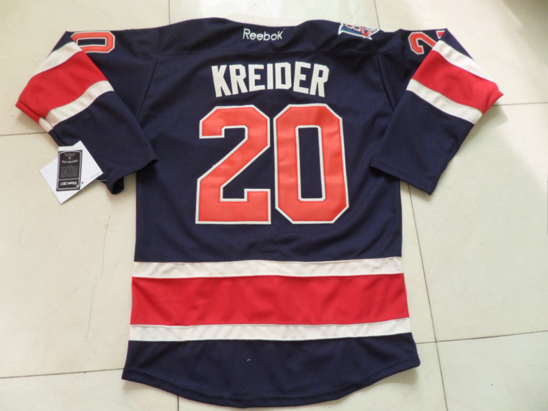 NHL Rangers #20 Chris Kreider Stitched NHL Jersey