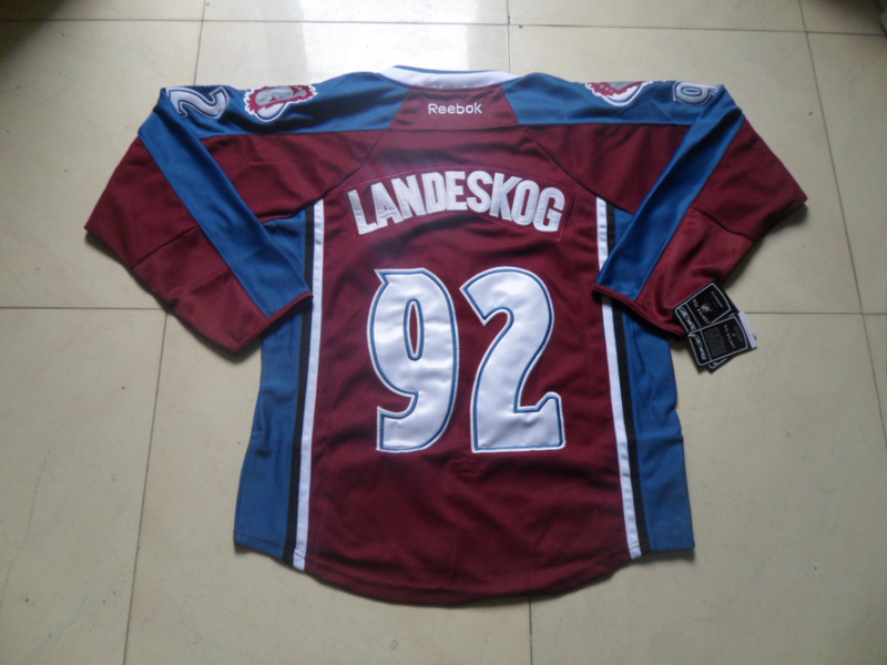 NHL Colorado Avalanche #92 Gabriel Landeskog NHL jersey