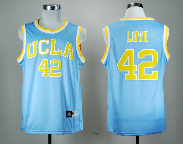 Kevin Love Jersey UCLA Bruins #42 Blue Addidas NCAA Football Jersey