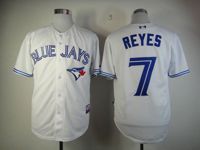 Toronto Blue Jays 7# Reyes White jersey