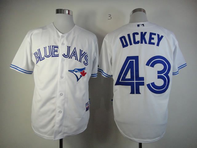 Toronto Blue Jays 43# DICKEY white jersey