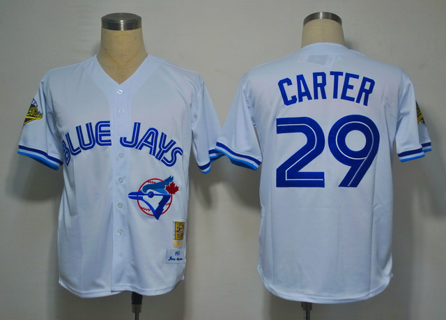 MLB Blue Jays #29 Carter white jersey