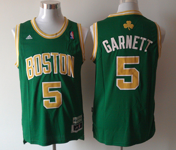 Adidas Boston Celtics  #5 Garnett  blue jersey