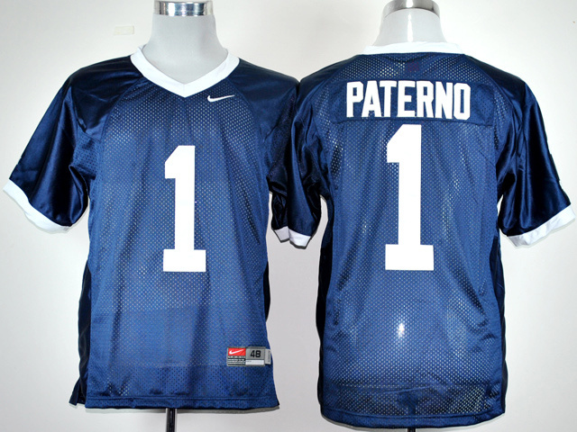 NCAA Penn State Nittany Lions #1Joe Paterno blue jersey