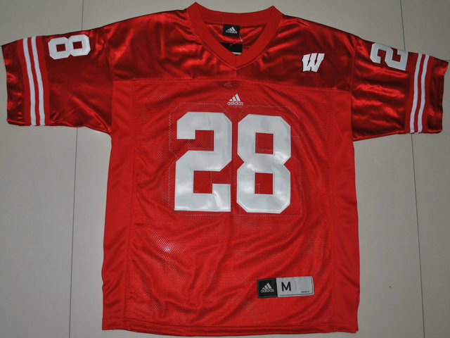 Wisconsin Badgers Montee Ball 28 Red College Football Jersey