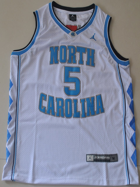 North Carolina Tar Heels Ty Lawson #5 White College Basketball Jersey