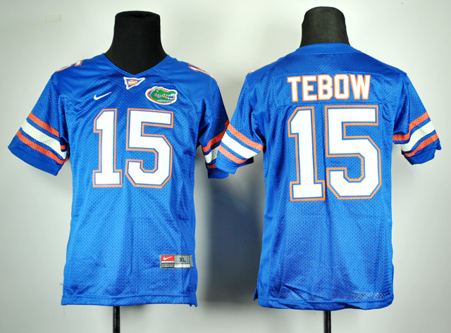 Youth Nike Florida Gators Tim Tebow 15 Royal Blue College Football Jersey