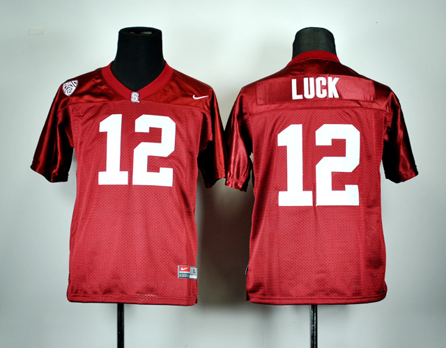 Youth Nike Stanford Cardinal Andrew Luck 12 Red College Football Jersey