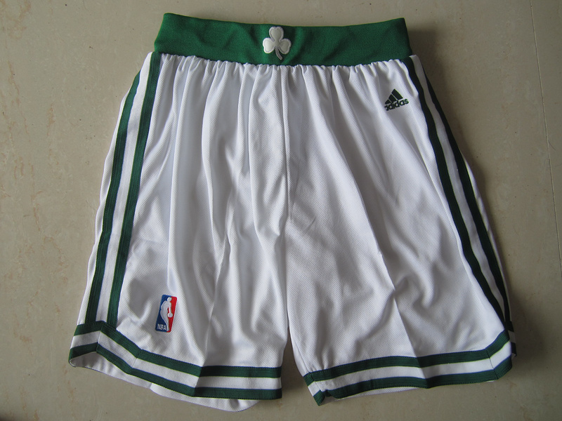 Boston Celtics White Shorts