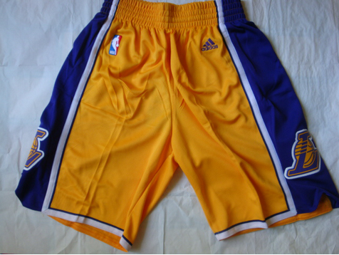 LA Lakers Yellow Shorts