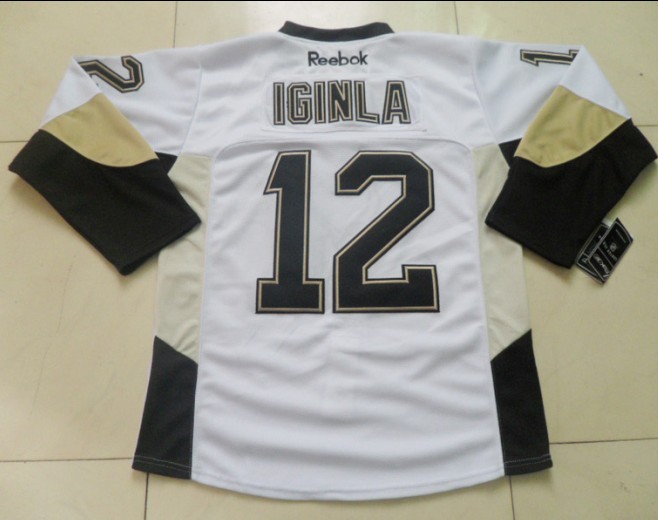 Reebok Pittsburgh Penguins # 12 Iginla white jersey