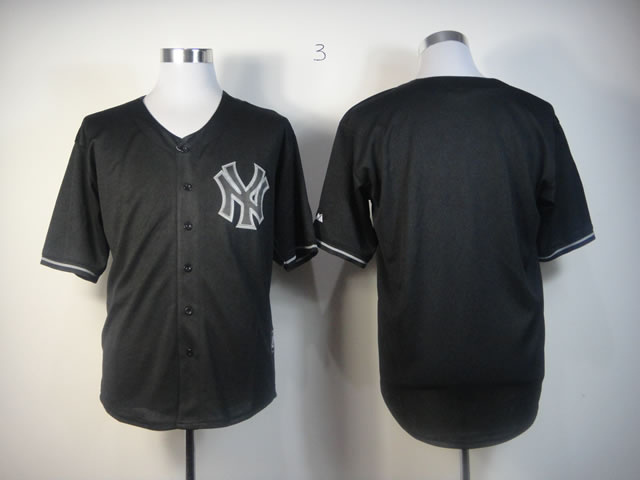 MLB New York Yankees Black blank jersey