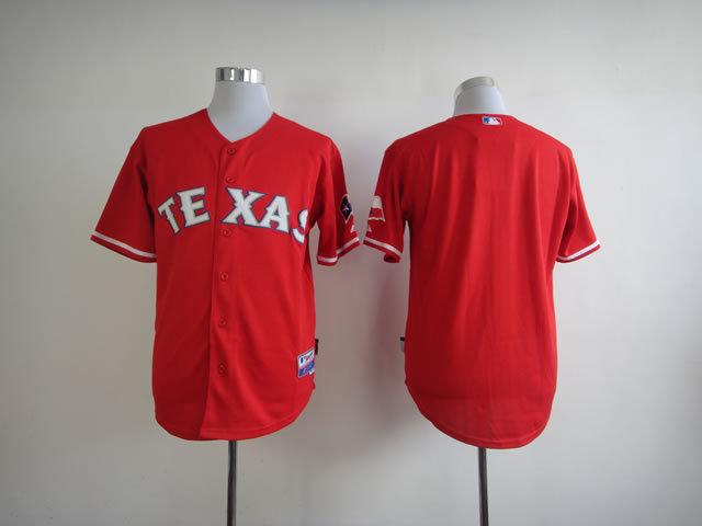 MLB Jerseys Texas Rangers blank Red