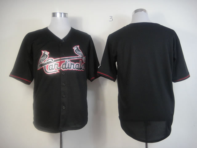 MLB St.Louis Cardinals  Blank Black jersey 