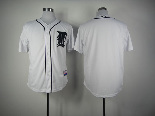 MLB Detroit Tigers Jerseys white blank