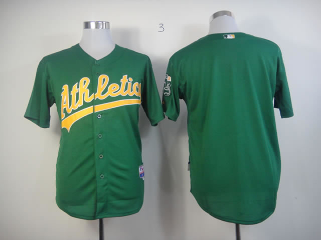 MLB Oakland Athletics Blank Green jersey