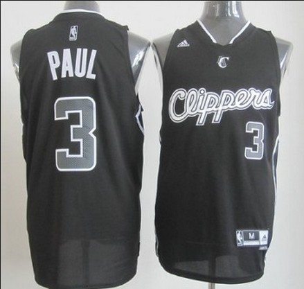 Chris Paul Los Angeles Clippers Black NBA Jersey