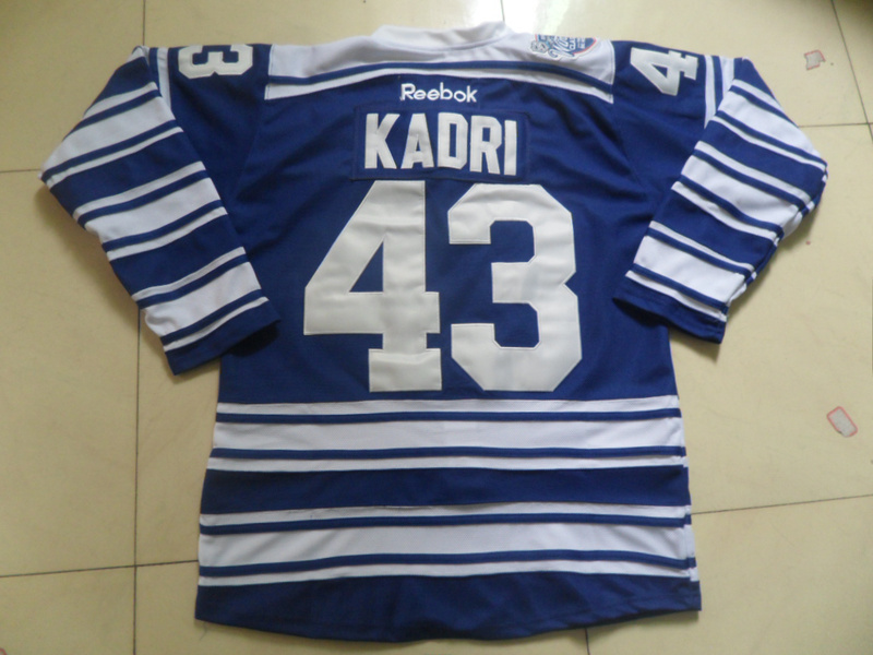 NHL Toronto Maple Leafs  #43 Kadri blue jersey