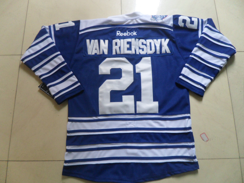 NHL Toronto Maple Leafs  #21 Van Riemsdyk blue jersey