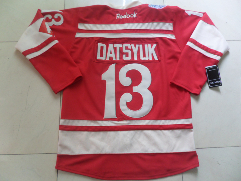 NHL Detroit Red Wings #13 Datsyuk red jersey