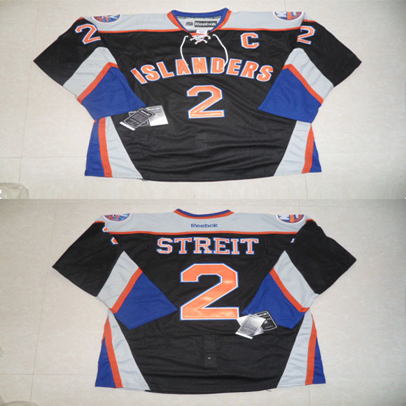 NHL New York Islanders #2 Streit Black jersey