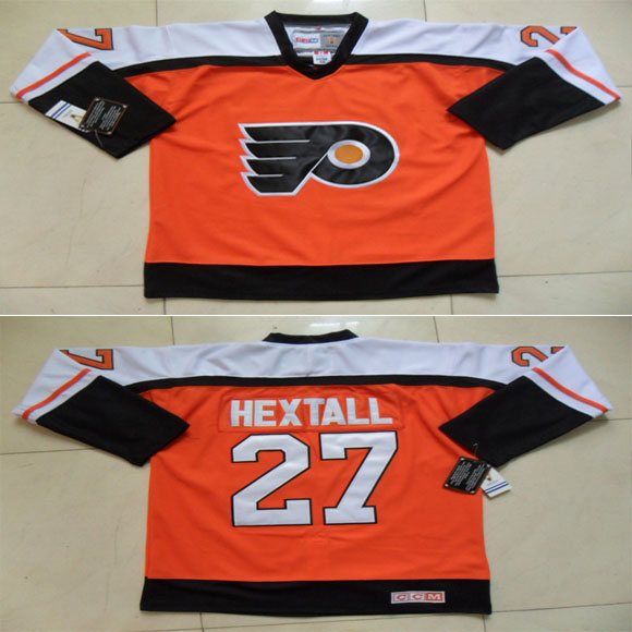 Reebok NHL Philadelphia Flyers #27 Hextall Orange Jersey