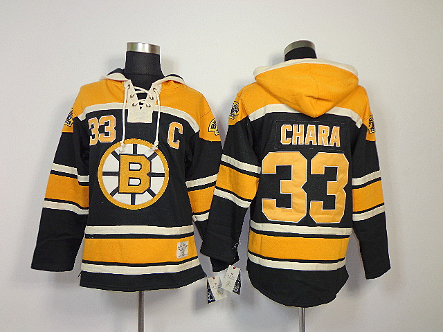 Chara Yellow Jersey, NHL Boston Bruins #33 09 Winter Classic Vintage Hoody