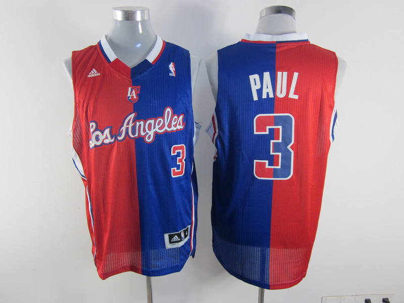 Adidas Los Angles Clipper #3 Paul half and half Kids jersey