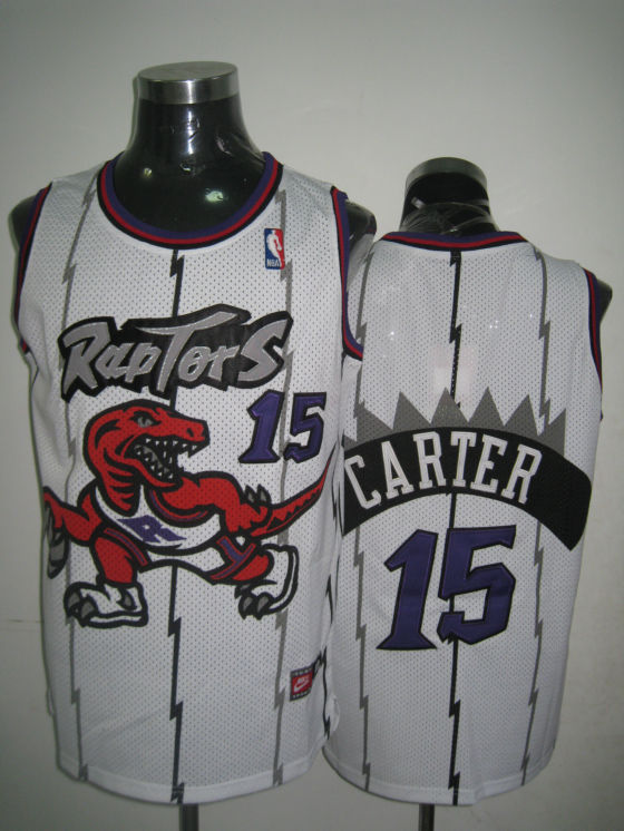 nike Toronto Raptors #15 Carter white  Jersey