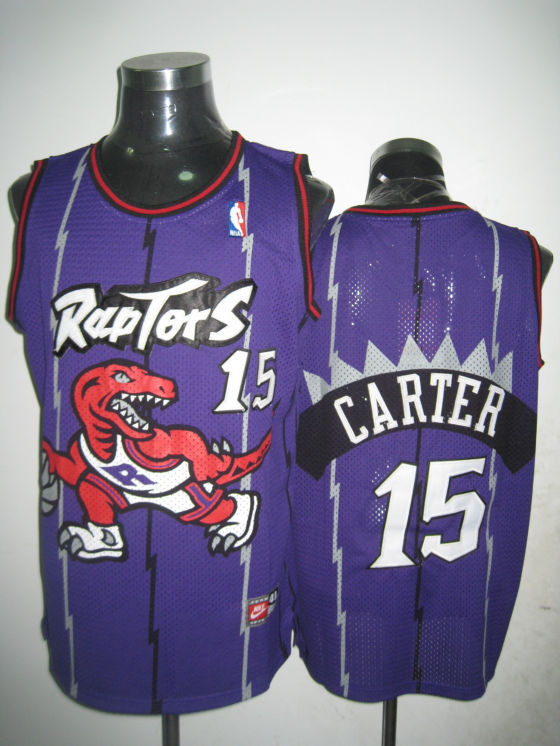 nike Toronto Raptors #15 Carter purple  Jersey