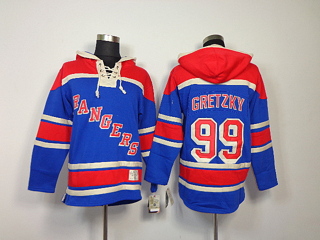 NHL New York Rangers #99 Gretzky blue sweater