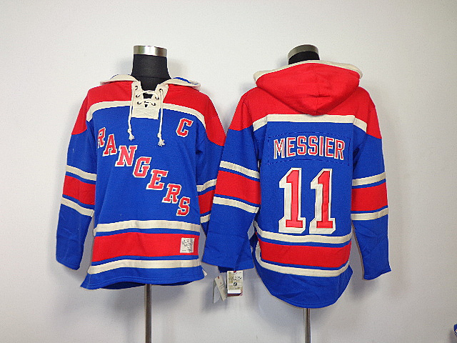 NHL New York Rangers #11 Messier blue sweater